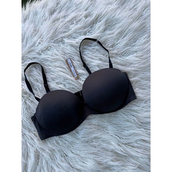 Skims Ultimate Push Up Strapless Bra Onyx Size 42C - Picture 3 of 7